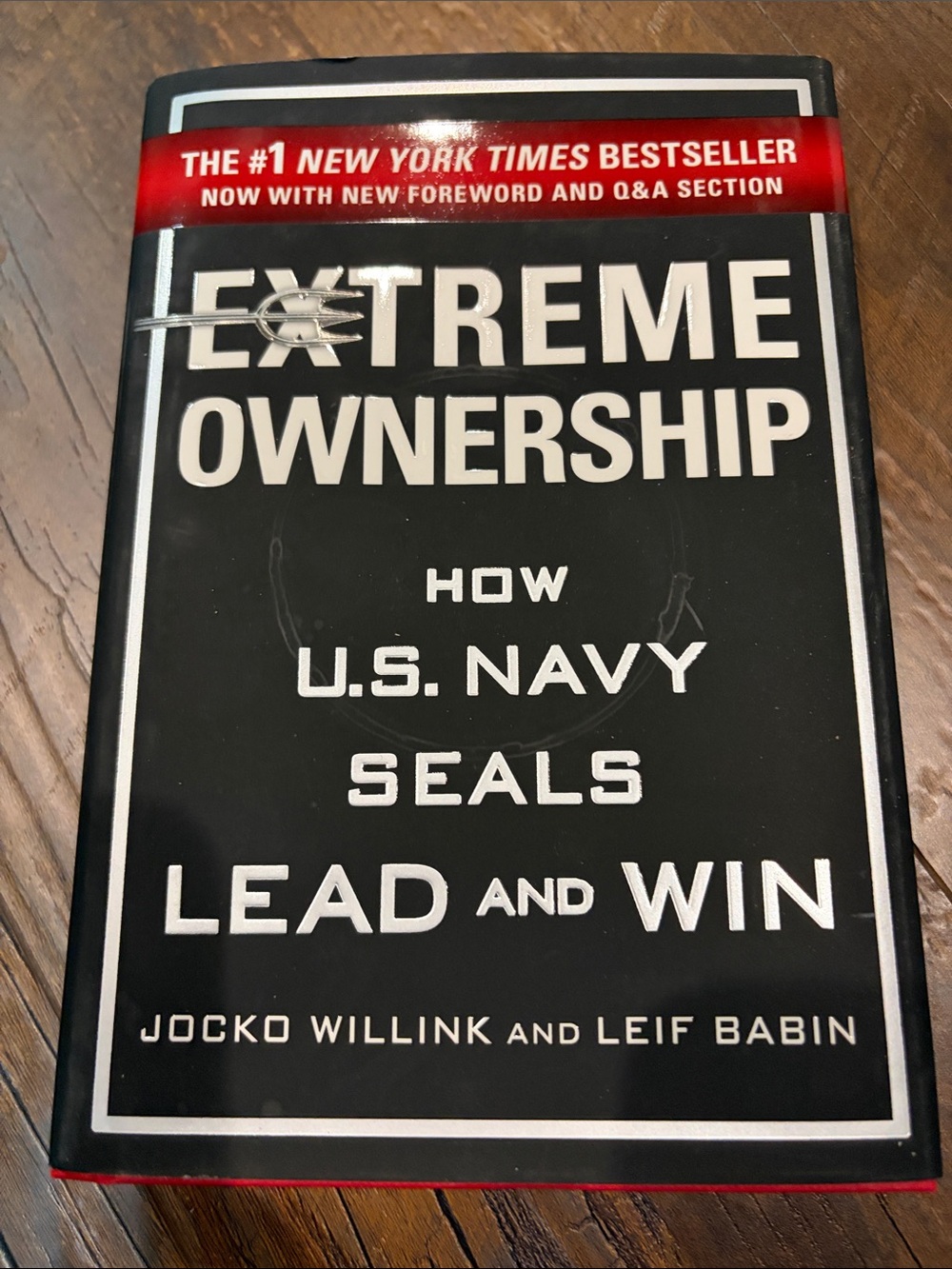 Extreme Ownership Hardcover Book by Jocko Willink & Leif Babin - Black